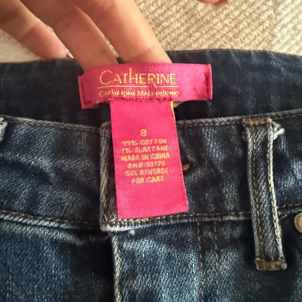 Catherines Dark Blue Denim Pants - Picture 4 of 4